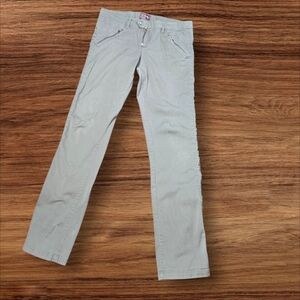 Rodeo Stretch Denim Y2K Low Rise Tan Pants